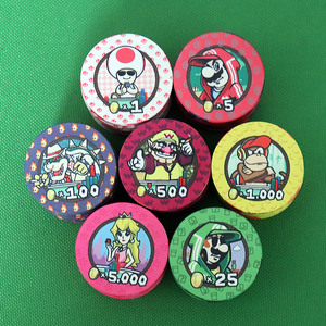 סופר מריו סופר-חג פוקר דלוקס צ 'יפס קזינו מטבע זיכרון עבור משחקים - Product Image 1