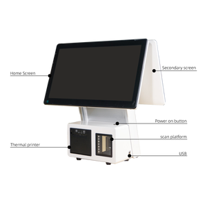 CE tiêu chuẩn cửa sổ Tablet PC điện dung bán lẻ POS tất cả trong một máy tính thiết bị đầu cuối màn hình cảm ứng POS - Product Image 6