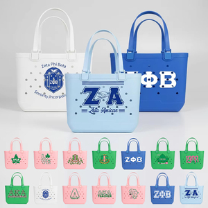 <span class=keywords><strong>Sac</strong></span> fourre-tout personnalisé grande capacité pour femme, en EVA perforé, avec poignées en EVA anti-adhérent, <span class=keywords><strong>sac</strong></span> <span class=keywords><strong>de</strong></span> plage en silicone - Product Image 3