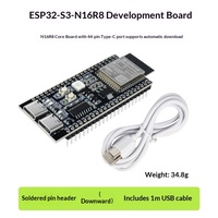 Carte de développement Esp32-s3-n16r8 WiFi 4 pour 5 N16R8 Xiao Zhi IA Intelligence Artificielle Lumières RGB Double Ports Type-C Modèle
