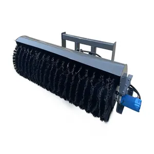 Skid Steer Loader Sweeping Angle Broom for Cleaning Road Snow