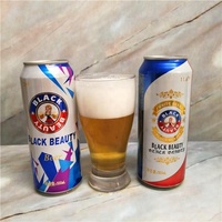 Fabricante al por mayor personalizado OEM comprar lata de cerveza 330ml 500ml no alcohólico extra fuerte artesanal miel lata cerveza Lager