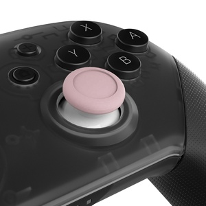EXtremeRate - Palancas de Mando Analógicas de Repuesto en Rosa y Blanco, Joysticks 3D para el Control Pro de Nintendo Switch - Product Image 4