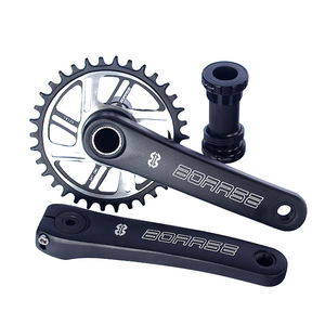 Juego de bielas Boarse 1X12S de aleación de aluminio hueco con una sola placa de cadena para bicicleta de montaña - Product Image 2