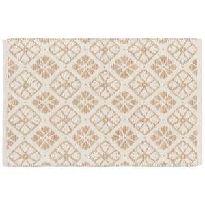 Organizado por Becky G. & Alejandra's DB Mainstays Indoor Accent Rug 24X36 Inch Beige Tile Pattern Alfombra de área de poliéster - Product Image 1