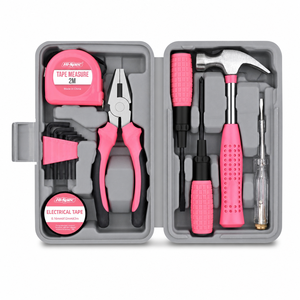 Multifunctional Household Hardware <b>Tools</b> Pliers Tape Measure Hammer Home Repair Manual Toolbox Combination - Product Image 3