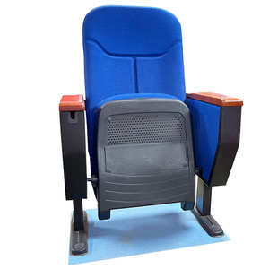 Silla de Teatro Masao Azul con Tablero de Escritura para Uso en Auditorios y Cines - Product Image 1