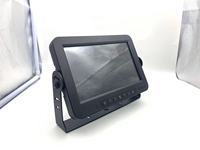 JPM-1018AW monitor tahan air 10 inci IP69k, casing logam penuh, Monitor tahan air 10 IP69K, monitor Input ganda