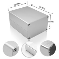 Boîtier de projet en aluminium, service de marquage personnalisé, boîtier de commande en aluminium, châssis, boîtier électronique en aluminium