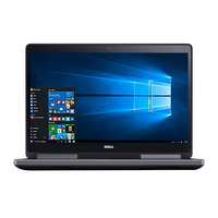 Ordinateur Portable Original 95% Neuf Dell Precision 7510 Station de Travail Intel Core I7-6e Génération 16Go 512Go SSD 15,6 Pouces avec Carte Graphique Dédiée