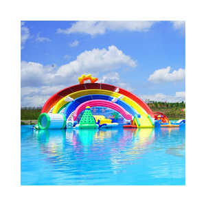 Toboggan arc-en-ciel <span class=keywords><strong>direct</strong></span> des fabricants de piscines gonflables divertissements commerciaux monde de l'eau installations de parcs pour enfants - Product Image 1