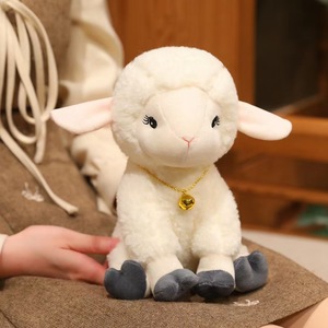 Groothandel Cartoon Schattig Schaap Pluche Speelgoed PP Katoen Superzacht Materiaal Stressverlichtende Bel Ketting voor Kinderen Volwassenen Verjaardag - Product Image 1