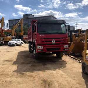 Camión volquete de segunda mano con gran potencia, camión volquete de segunda mano usado, casi nuevo, con gran potencia, de 6X4, 375, 8X4, 375 - Product Image 2