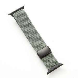 สายผ้าทอแบบยืดหยุ่นพิเศษสำหรับ IWatch รุ่นหรูหรา วินเทจ ระบายอากาศได้ดี พร้อมหัวเข็มขัดแม่เหล็กแบบอัพเกรด รุ่น 789S10 - Product Image 6