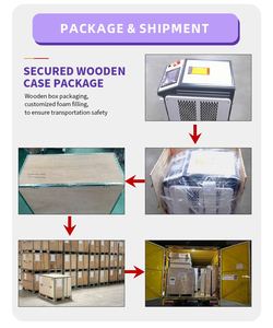 Công suất cao pulze 300 W 500W sơn cầm tay Tước 300 watt giá 3000W <span class=keywords><strong>laser</strong></span> làm sạch máy Tẩy rỉ sét - Product Image 6