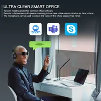 Terminal de correspondance intelligent 1080p, lunettes VR 3D intelligentes, contrôleur, vidéo mobile HD, chaînes gratuites, boîtier Android portable, télécommande, AR