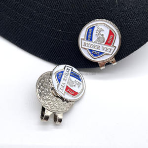 Marcador de pelota de golf magnético personalizado de diseño libre Marcadores de bola de <span class=keywords><strong>esmalte</strong></span> en miniatura Soporte de marcador de pelota de golf - Product Image 1