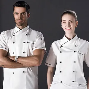 Uniforme de <span class=keywords><strong>Chef</strong></span> para restaurante y bar, chaqueta de <span class=keywords><strong>Chef</strong></span> principal de cocina, especializada en la producción y venta al por mayor - Product Image 1