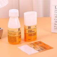 Film rétractable personnalisé, étiquette de protection en plastique rétractable, emballage, étiquettes de bouteille résistantes à l'humidité pour les boissons