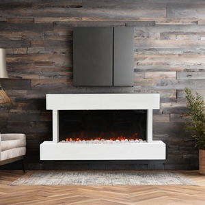 Chauffage de cheminée électrique de 52 pouces, mural décoratif moderne, à prix économique, pour usage domestique et hôtelier - Product Image 1