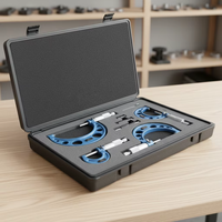 Outil de mesure industriel TEBAK, micromètre externe à spirale de haute précision, ensemble de 0 à 100 mm, kit de 3/4/6 pièces