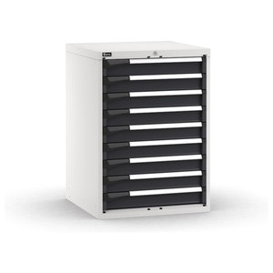 Fami Master 714x726x1000mm cajonera bicolor con 9 cajones telescópicos - Product Image 1