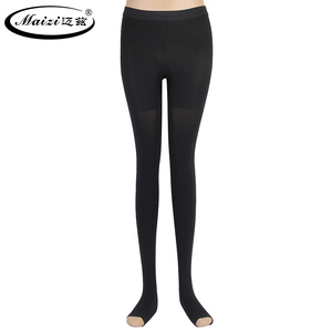 Pantimedias de compresión opacas beige con punta abierta, soporte firme de 20-30mmHg para mujeres, ayudan a aliviar las venas varicosas, edema, hinchazón - Product Image 6