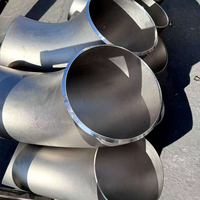 Raccord en acier au carbone forgé durable, coude à 45 degrés, soudure bout à bout, basse pression, surface lisse, certifié ISO, prix compétitif