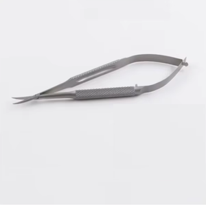 Ciseaux chirurgicaux ophtalmiques en acier inoxydable de 16cm Ciseaux cornéens Castroviejo Ciseaux conjonctivaux - Product Image 1