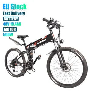 EU Warehouse Kaisda K1mtb e-bike 26インチ48V500WEbike折りたたみ式電動マウンテンバイクフルサスペンション