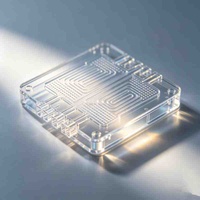 Composant plastique moulé par injection de précision pour puce microfluidique PC, applications de dispositifs médicaux portables, moulage sur mesure