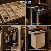 Armoires portables pour vêtements, armoire avec rangements et tiroirs pour petite pièce, gain de place, armoire vitrée