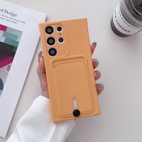 Étui de protection antichoc 2-en-1 en TPU souple avec motif animal et porte-cartes pour Samsung S24 S25 S26 Plus Ultra