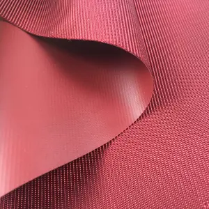 500D Twill đàn hồi cao PVC vải không thấm nước và nhăn Polyester không gian xiên vải túi giày chất liệu Oxford vải