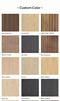 Panneau acoustique moderne en bois Seninpanel avec design mural à lattes pour la réduction du bruit dans les hôtels et les applications de décoration intérieure