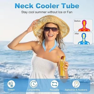 Wearable <b>Neck</b> <b>Cooler</b> for Summer <b>Neck</b> Cooling Tube Reusable Cooling <b>Neck</b> Sleeve for Hot Weather Freezing Summer Hot Wave - Product Image 3