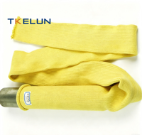 Profesyonel Para-Aramid Örgülü Kılıf 10mm 20mm 30mm Yüksek Dayanımlı Isıya Dayanıklı Paketleme İpi Endüstriyel Kablo Demetleme için
