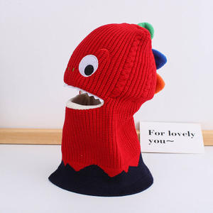Nouveau <span class=keywords><strong>bonnet</strong></span> chaud pour enfants, <span class=keywords><strong>bonnet</strong></span> d'hiver pour le ski, <span class=keywords><strong>bonnet</strong></span> classique avec protection des oreilles, modèle de dinosaure de dessin animé, <span class=keywords><strong>bonnet</strong></span> en laine <span class=keywords><strong>tricot</strong></span>ée pour bébé - Product Image 2