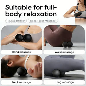 Palla per Massaggio Terapeutico a Forma di Arachide in PU Ecologico Impermeabile con Logo Personalizzato, Strumento Premium per Yoga e Rilascio Fasciale - Product Image 4