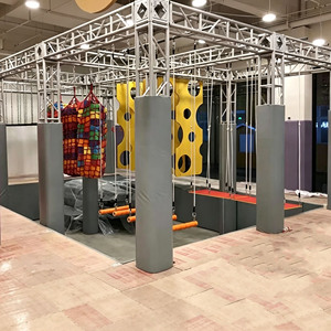 Parc de trampolines intérieur personnalisé avec piscine à éponges/<span class=keywords><strong>mur</strong></span> d'<span class=keywords><strong>escalade</strong></span>/zone ninja, installations de divertissement commerciales de grande envergure - Product Image 2