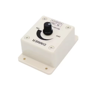 8A Single Color Knob Dimmer <b>12V</b> 24V LED Rotary Wall LED Dimmer <b>Switch</b> Popular in Led Controller Dimmers - Product Image 2