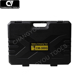 Mini Herramienta de Crimpado de Cables Hidráulica a Batería CM-300G, Ponchadora Eléctrica de Compresión Profesional para Cables de 16-300 - Product Image 6