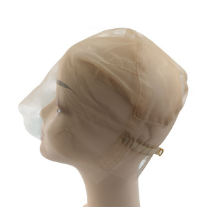 Bán Buôn Chất Lượng Cao 360 Đầy Đủ Ren Tóc Giả Cap Tay Gắn Ren <span class=keywords><strong>Net</strong></span> Ren Trong Suốt Cho Tóc Giả Làm - Product Image 1