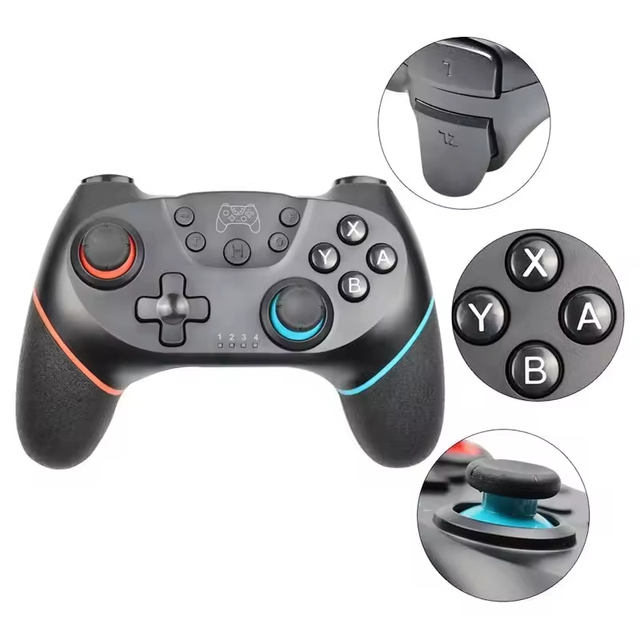 Wireless Game Controller Fof Nintendo Switch Pro Turbo Functions BT Gamepad Game Joystick for Nintendo Switch NS Pro