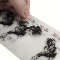 Pegatinas Adhesivas Impermeables de Vinilo Transparente Personalizadas, Etiquetas Impresas Personalizadas para Botellas de Agua