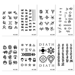 Tatuaggi Semi-Permanenti 2025 di Lunga Durata, Disegni Realistici per Mani e Dita, Tatuaggi a Base di Succo Vegetale - Product Image 1