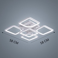 Plafonnier LED moderne pour salon, chambre et salle à manger, nouvelle lampe de plafond LED
