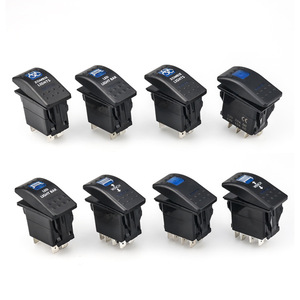 Rocker <b>Switch</b> 15A 24V Double <b>Lamp</b> For Car Rv Yacht Bus Public Transport Conversion - Product Image 1