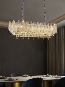 Candelabro de cristal egipcio importado italiano, sala de estar, restaurante de diseño, Vestíbulo del Hotel, Milán, Villa, lámpara colgante de luz de diseñador - Product Image 5