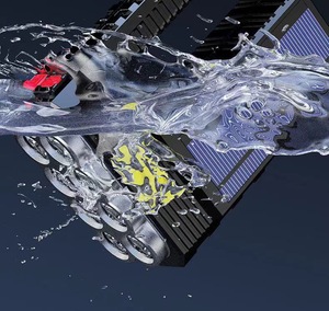 Mới năng lượng mặt trời sạc USB Đèn pin siêu sáng 8 đầu dẫn đèn pin tìm kiếm di động bắn dài - Product Image 3